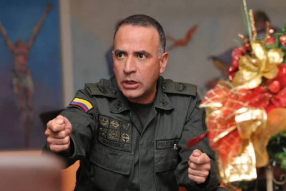El comandante de Policía de Bogotá, general Luis Eduardo Martínez. 
